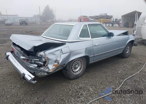 1984 Mercedes-Benz 380 Sl z USA, uszkodzony, nr VIN WDBBA45A1EA014200